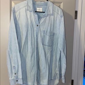 AE boyfriend fit denim shirt